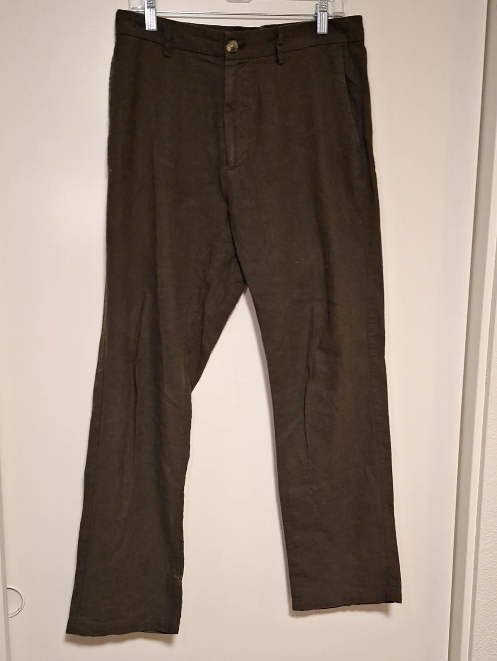 Old Navy Men's 90's Straight Linen Pants